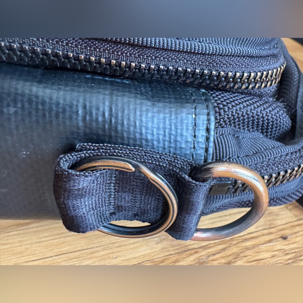 Porter and Co Nylon Messenger Bag - Black - Picture 13 of 15